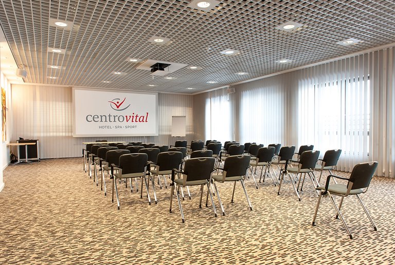 Generous conference room at centrovital Hotel Berlin