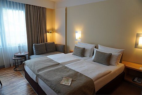 Superior garden room at the centrovital Hotel Berlin