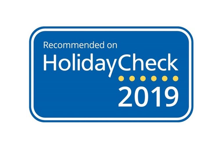 Empfohlen von HolidayCheck 2019