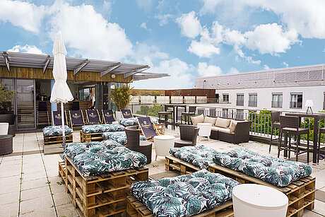 Rooftop Bar im centrovital Hotel