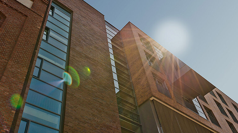 centrovital Aussenansicht Backsteinfassade & Datenschutz