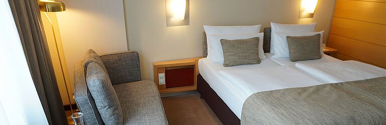 Rooms at centrovital Hotel